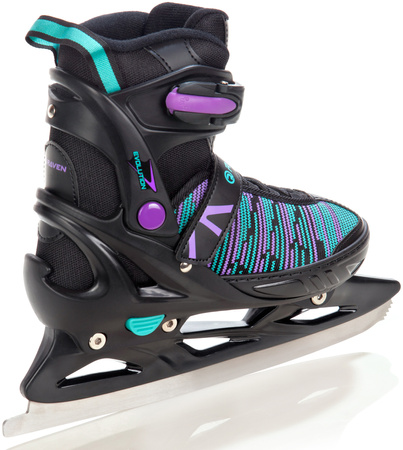 Rolki Regulowane RAVEN Cande Black/Mint/Violet 