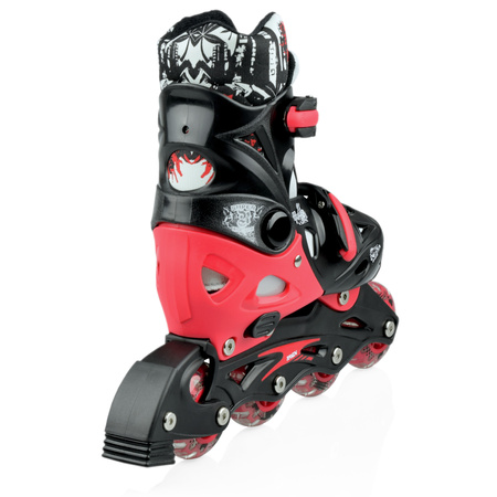 Rolki/Wrotki 3w1 RAVEN Singer Black/Red 